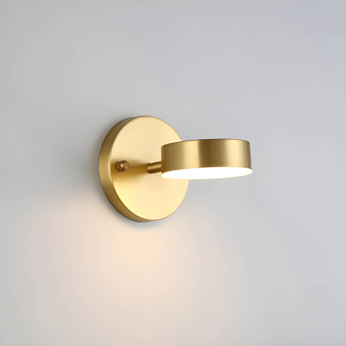 Scandinavian Copper LED Wall Lamp – Nordic Elegance with Functional Lighting