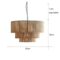 Mizora Rope Pendant Light – Rustic Natural Fibre Hanging Lamp | Modern Organic Ceiling Lighting