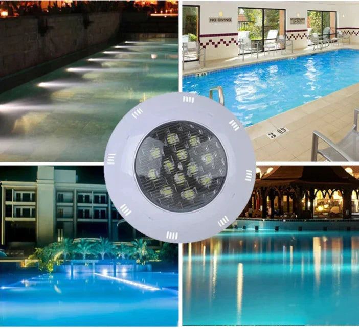 AQUAGLOW 360 RGB LED Pool Light – IP68 Waterproof Underwater Lighting | 36W RGB Pool Illumination