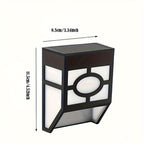 Solar LED Wall Light (2-Pack) – Outdoor Solar Wall Lights | Weather-Resistant Garden Lighting