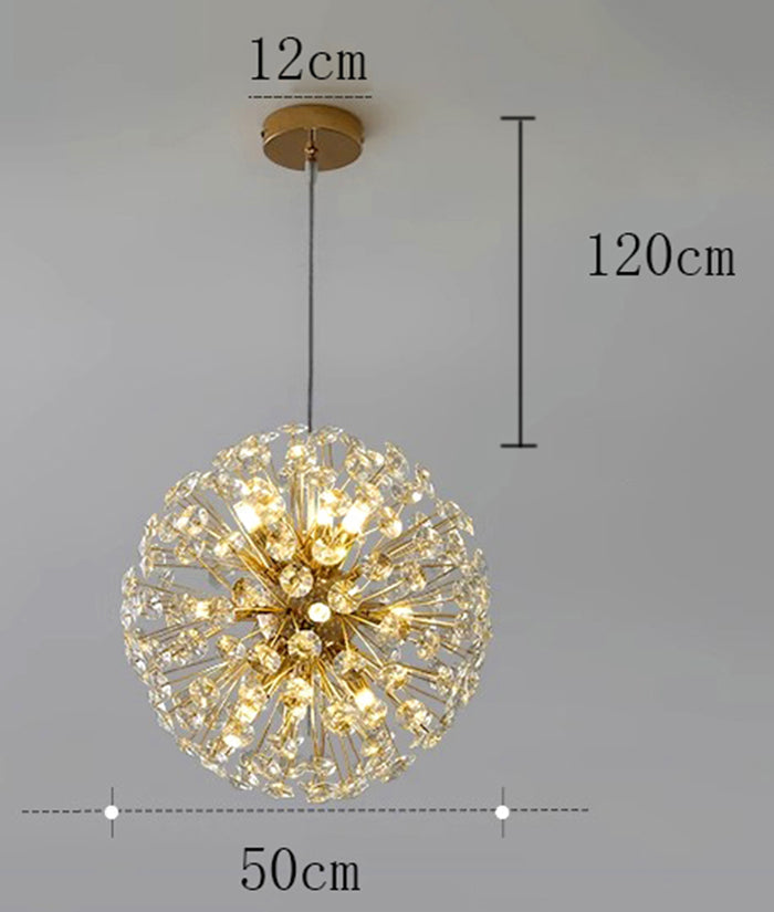 Celestique Crystal Chandelier – Luxury LED Pendant Light | Modern Statement Ceiling Lighting for Elegant Interiors