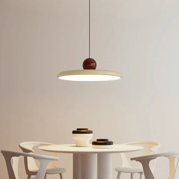 Bauhaus UFO Pendant Light – Scandinavian LED Ceiling Lamp | Modern Artistic Interior Lighting