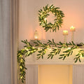 Enchanted Glowing Olive Branch – Decorative LED Garland with 96 Lights