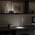 Elegant LED Table Lamp – Sculptural Rechargeable Lighting with Minimalist Design