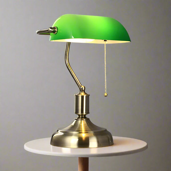 European Glazed Table Lamp – Classic Design with Timeless Elegance