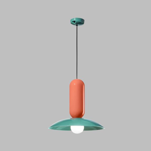 Macaron Frisbee Pendant Light – Playful Modern Hanging Lamp | Colourful Scandinavian Ceiling Lighting