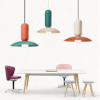 Macaron Frisbee Pendant Light – Playful Modern Hanging Lamp | Colourful Scandinavian Ceiling Lighting