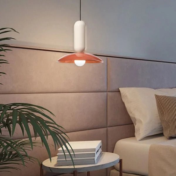 Macaron Frisbee Pendant Light – Playful Modern Hanging Lamp | Colourful Scandinavian Ceiling Lighting