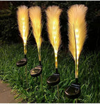 Fiberglass Reed Outdoor Lamp (Solar) – Decorative Solar Reed Lights | IP65 Outdoor Garden Lighting