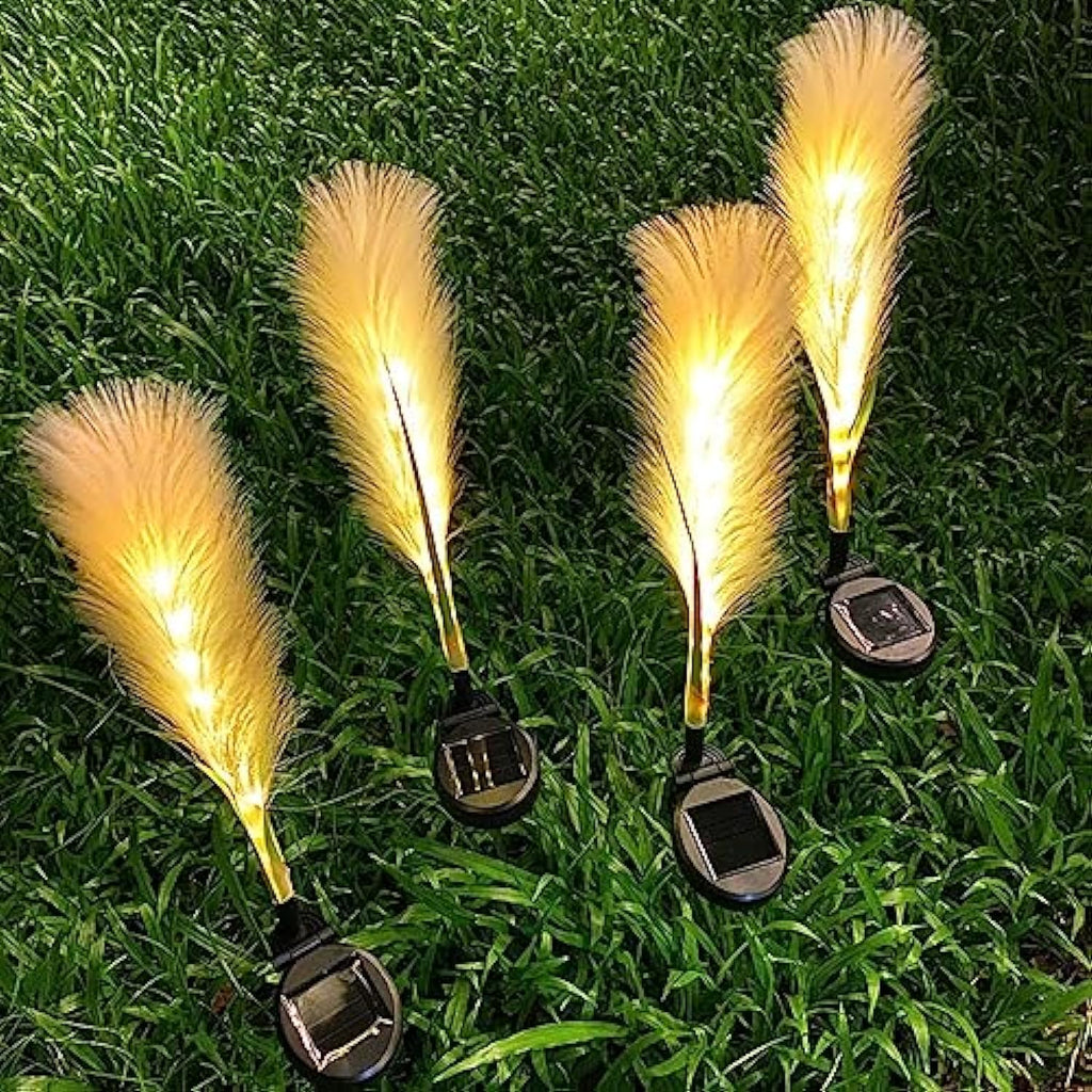 Fiberglass Reed Outdoor Lamp (Solar) – Decorative Solar Reed Lights | IP65 Outdoor Garden Lighting