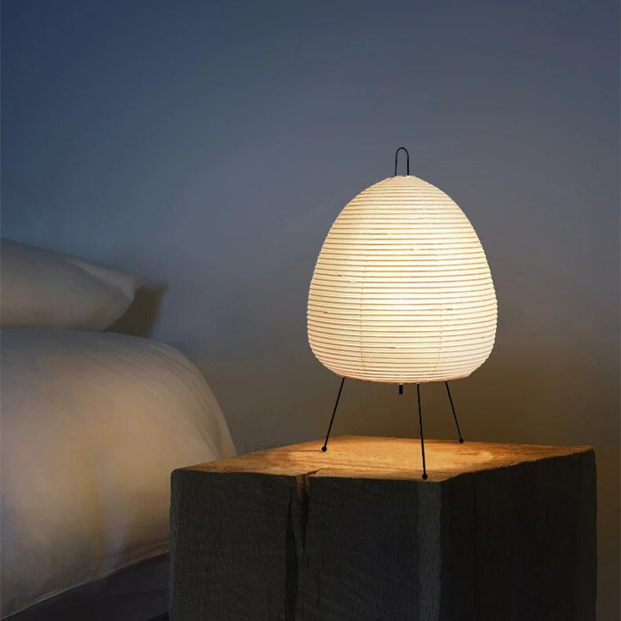 Japanese Rice Paper Lamp – Timeless Harmony with Soft Ambient Lighting
