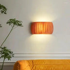 Nordic Ripple Wall Light – Sculptural Resin Sconce | Contemporary Scandinavian Accent Lighting