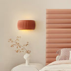 Nordic Ripple Wall Light – Sculptural Resin Sconce | Contemporary Scandinavian Accent Lighting