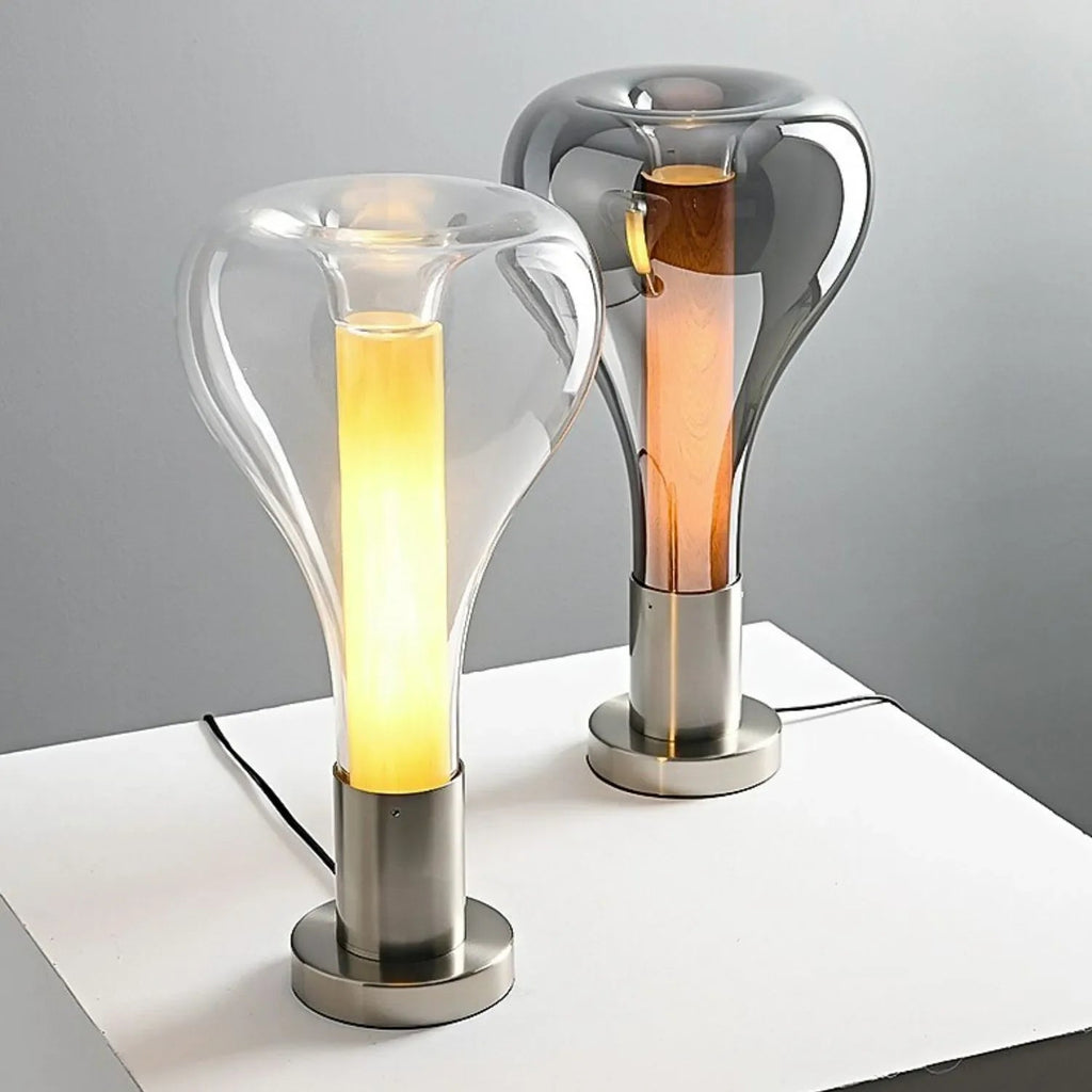 MoltenGlow Art Table Lamp – Sculptural Ambient Lighting | Contemporary Lava-Inspired Design