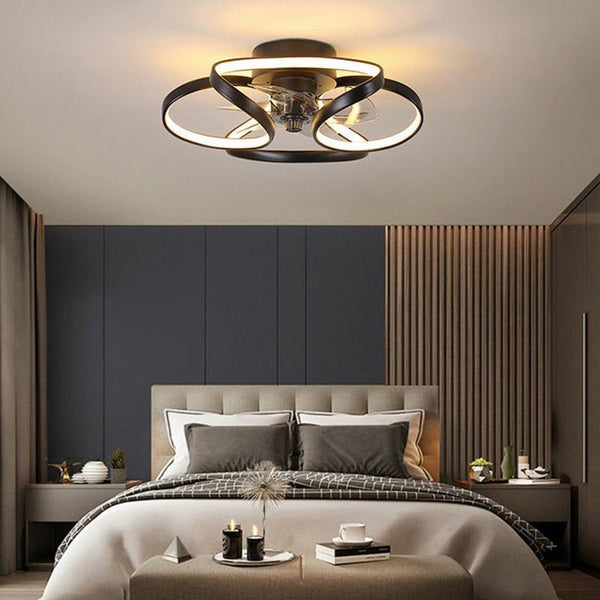 Flower LED Ceiling Fan Light – Modern Floral Ceiling Fan with Remote | Elegant Cooling & Ambient Lighting