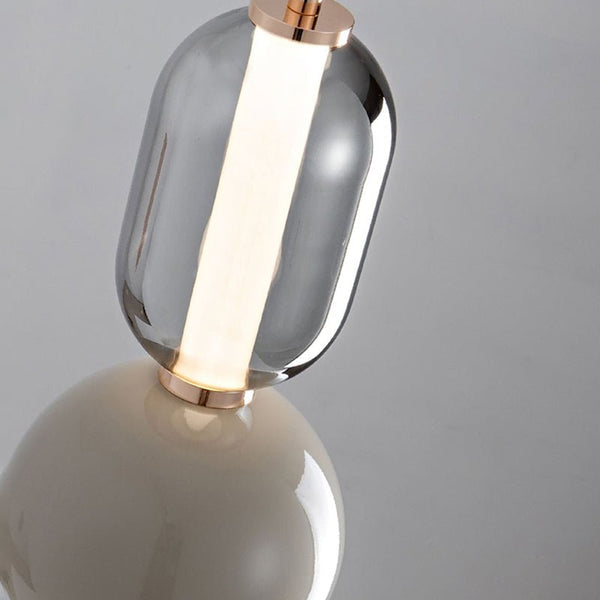 Nordic Glass Pendant Light – Modern Iron Hanging Lamp | Scandinavian Minimalist Interior Lighting