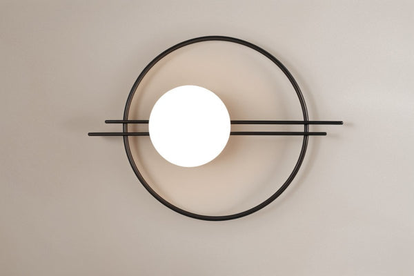 Nidia Luxe Wall Light – Designer Glass & Metal Sconce | Elegant Gold Accent Lighting