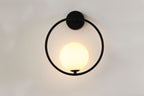 Nidia Luxe Wall Light – Designer Glass & Metal Sconce | Elegant Gold Accent Lighting