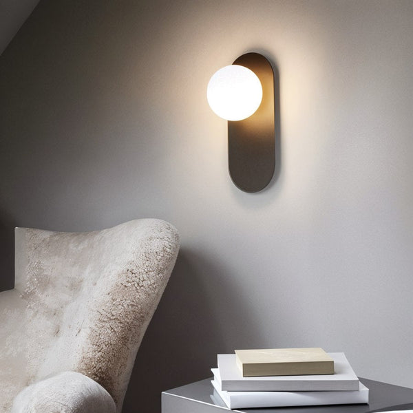 Nidia Luxe Wall Light – Designer Glass & Metal Sconce | Elegant Gold Accent Lighting