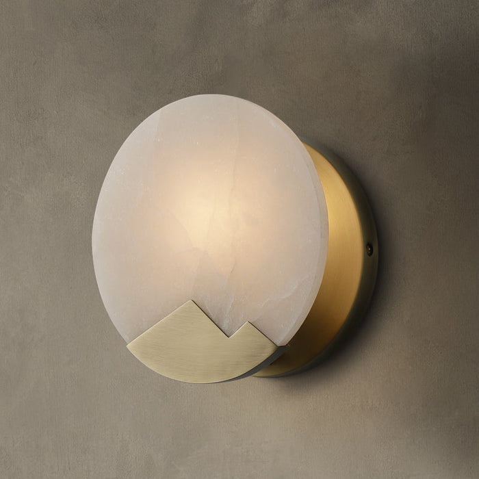 Scandinavian Minimalist Marble Wall Lamp – Refined Luxury with Nordic Simplicity