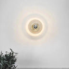 Riviera Glass Wall Light – Vintage-Inspired LED Wall Lamp | Ripple Glass Ambient Lighting | Timeless Interior Elegance