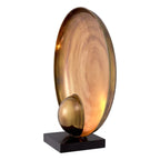 Auremont Table Lamp – Vintage Brass Table Light | Luxury Accent Lighting with Granite Base