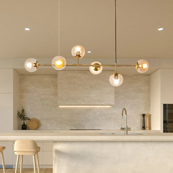 Orb Glass Globe Pendant Light – Modern Multi-Globe Hanging Lamp