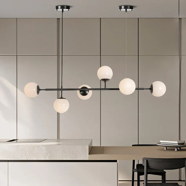 Orb Glass Globe Pendant Light – Modern Multi-Globe Hanging Lamp