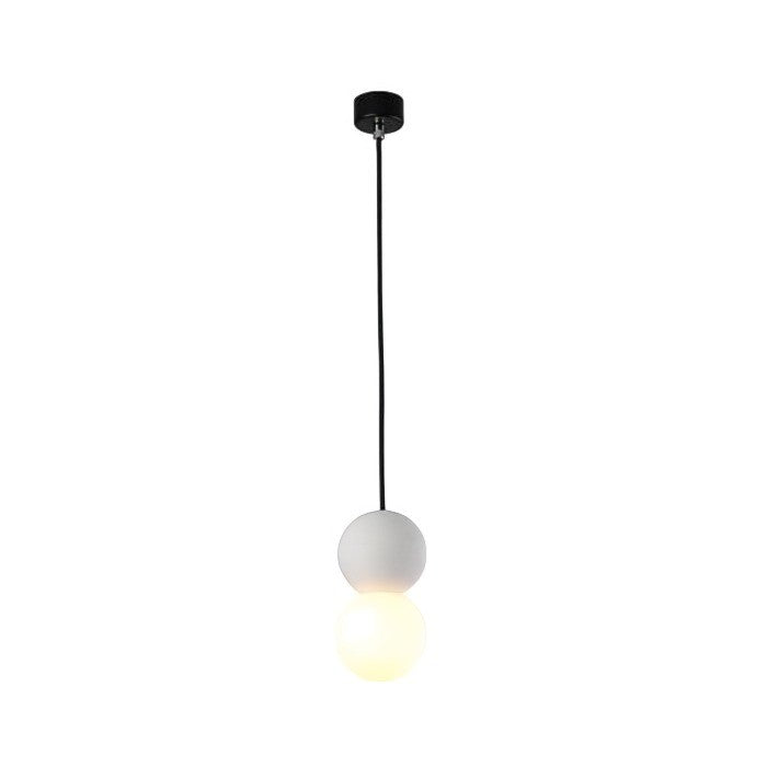 Orbis Stone Pendant Light – Contemporary Cement Hanging Lamp | Sculptural Glass Lighting | Modern Architectural Décor