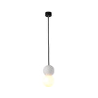Orbis Stone Pendant Light – Contemporary Cement Hanging Lamp | Sculptural Glass Lighting | Modern Architectural Décor