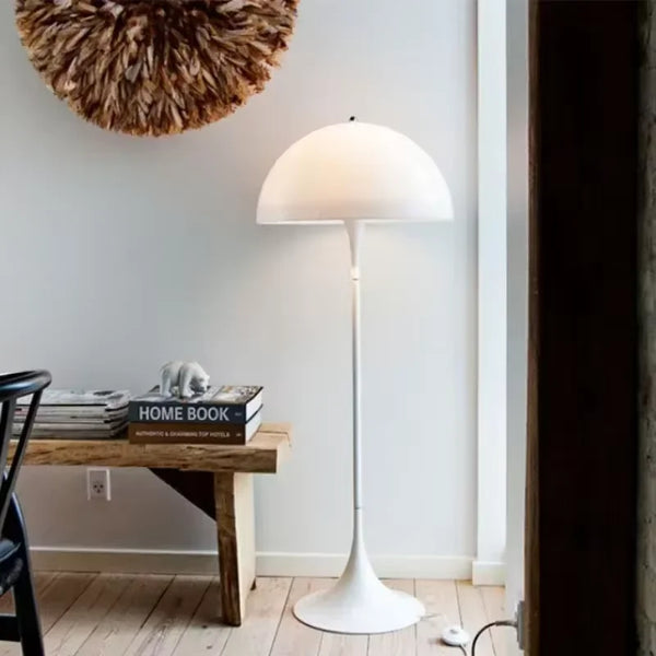 Nordhaven Mushroom Floor Lamp – Scandinavian Designer Lighting | Modern Ambient Statement Lamp