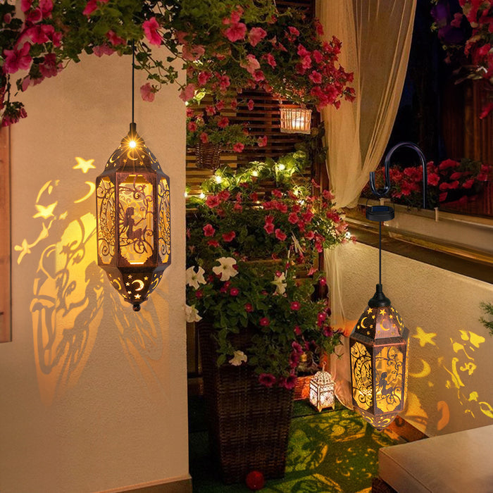Heavenly Lantern – Solar Fairy Lantern with Celestial Design | Decorative Outdoor Lighting