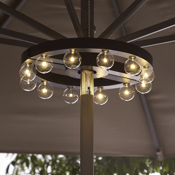 ShineShade – Elegant &amp; Versatile Parasol Light | LED Umbrella Lighting with Remote Control