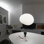 Frosted Glass Pendant Light – Minimalist Designer Ceiling Lamp | Modern Ambient Interior Lighting