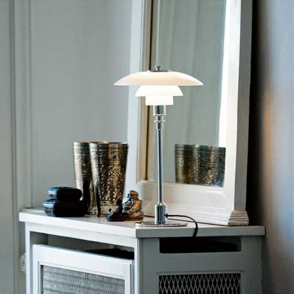 Disc Multilayer Metal Table Lamp – Layered Elegance with Atmospheric Lighting