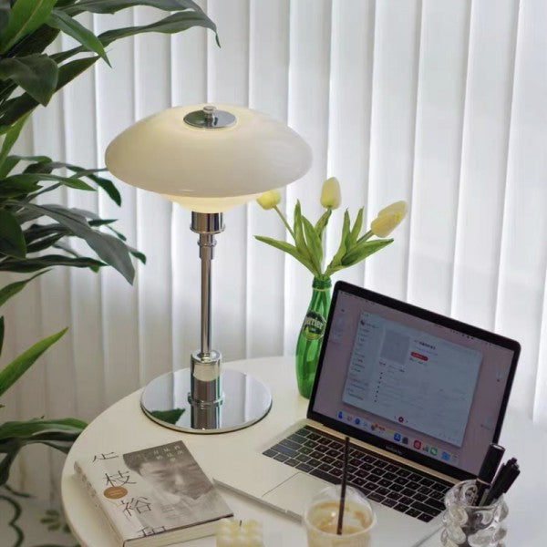 Disc Multilayer Metal Table Lamp – Layered Elegance with Atmospheric Lighting