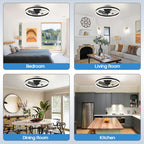 AeroLume Ceiling Fan Light – Modern Flush Mount LED Fan | Smart Cooling & Ambient Interior Lighting