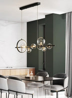 Bubble Glass Chandelier – Modern Artistic Ceiling Light | Sculptural Ambient Interior Lighting