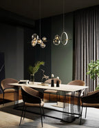 Bubble Glass Chandelier – Modern Artistic Ceiling Light | Sculptural Ambient Interior Lighting