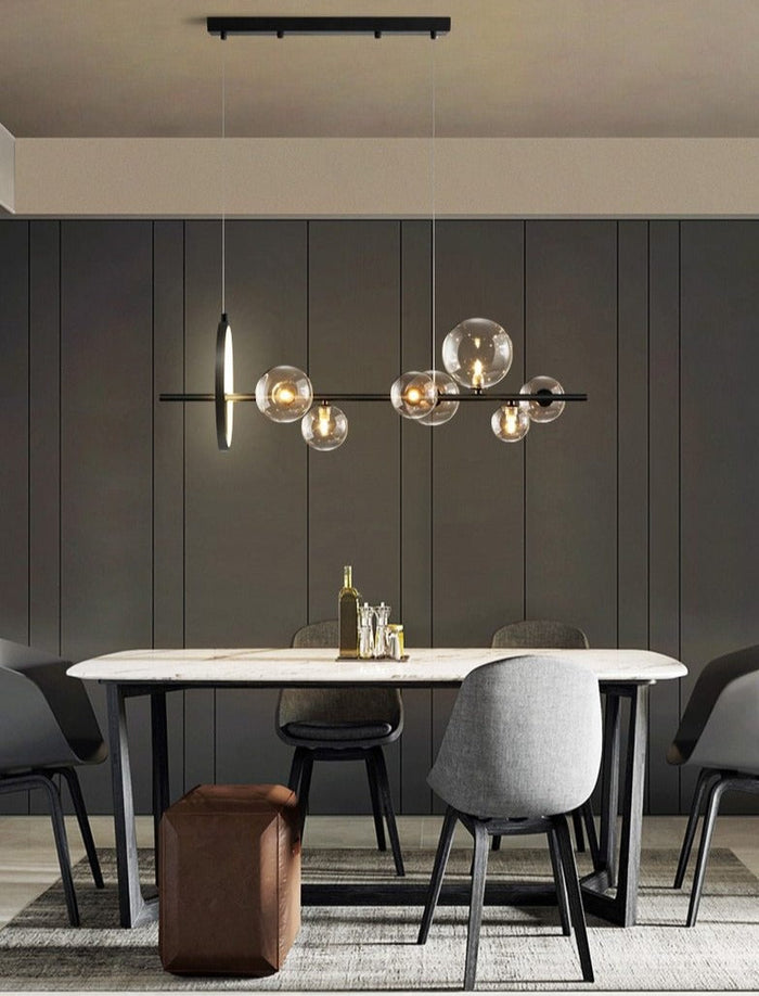 Bubble Glass Chandelier – Modern Artistic Ceiling Light | Sculptural Ambient Interior Lighting