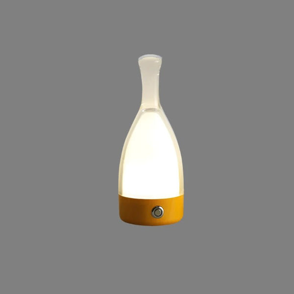 Rechargeable Wine Bottle Night Light – Decorative LED Table Lamp with Touch Control