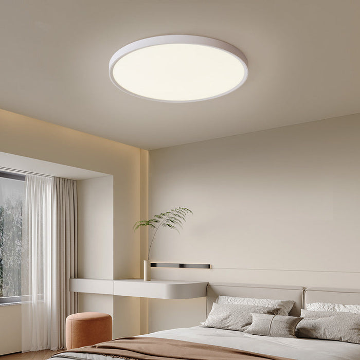 Waterproof LED Ceiling Light – Ultra Slim Flush Mount Lamp | Modern Bathroom Interior Lighting