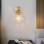 Florabelle Glass Wall Light – Vintage Tulip Sconce | Elegant Floral Accent Lighting