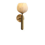 Rosé Marble Wall Light – Luxury Floral Sconce | Elegant Romantic Accent Lighting