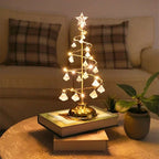 Yuletide Glow Decorative Light – Crystal Christmas Accent Lamp | Warm Festive Ambient Lighting