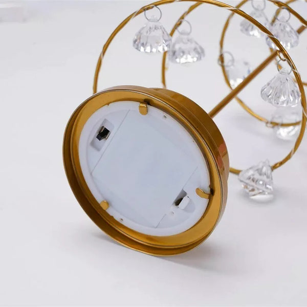 Yuletide Glow Decorative Light – Crystal Christmas Accent Lamp | Warm Festive Ambient Lighting