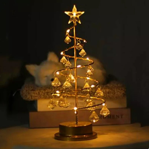 Yuletide Glow Decorative Light – Crystal Christmas Accent Lamp | Warm Festive Ambient Lighting