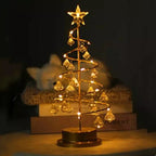 CrystalGlow LED Christmas Tree – Illuminated Acrylic Table Decoration | Warm White Festive Lighting