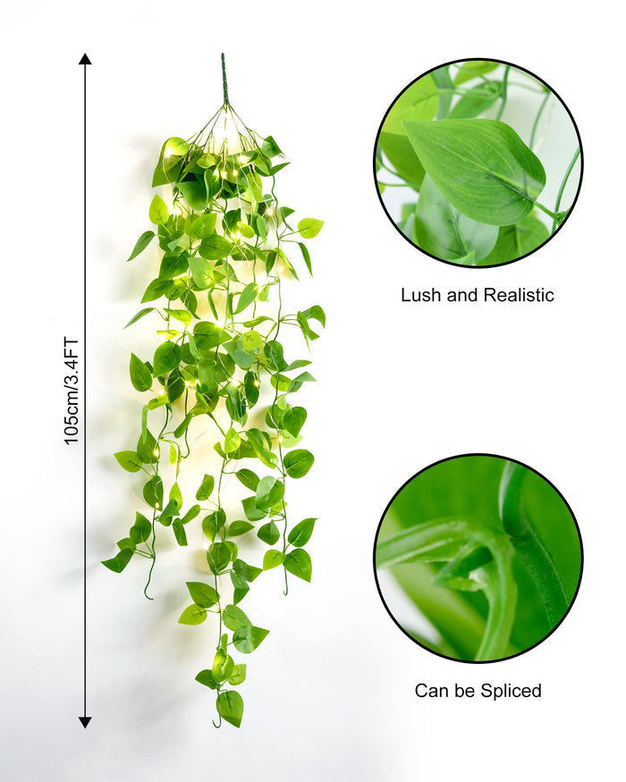 Illuminated Ivy Garland – Decorative LED Vine Lights for Indoor & Outdoor Spaces