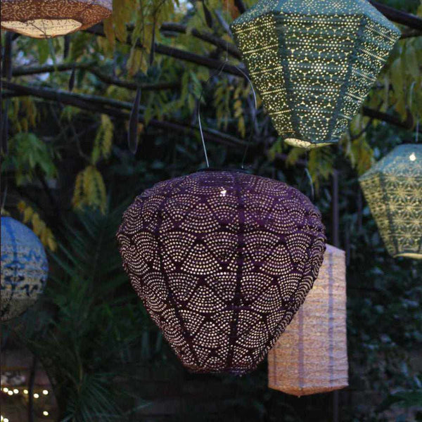 Solar Lantern Hot Air Balloon Design – Decorative Solar Outdoor Lantern | Ambient Garden Lighting